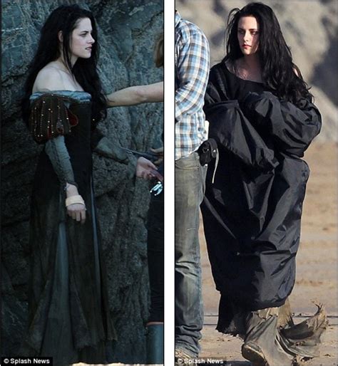 Hello Celebrity Kristen Stewart Flashes Some Snow White