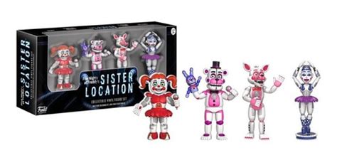 Kit Five Nights At Freddy Sister Location Ballora Foxy Funko Mercado