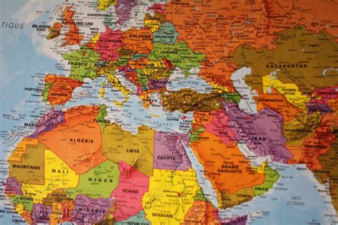 maps international grande carte murale plastifiee le monde en