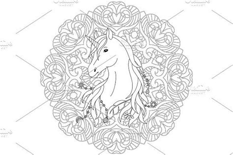 unicorn tattoo coloring page unicorn tattoos graphic illustration