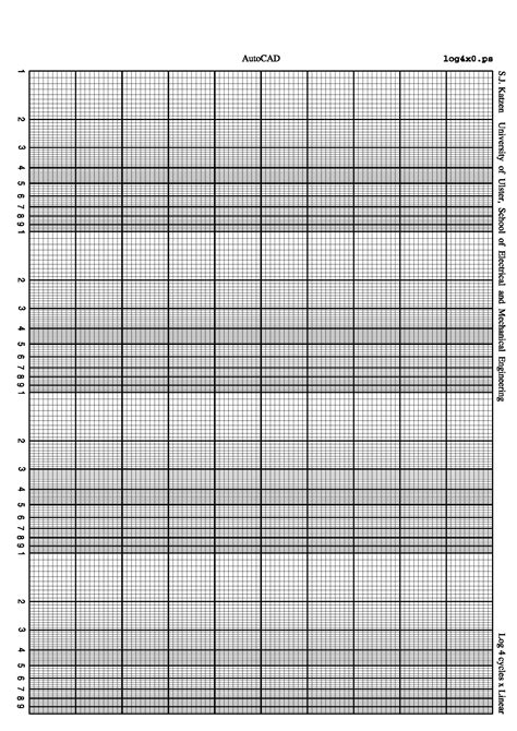 cycle semi log graph paper printable printable graph paper