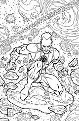 Coloring Adult Book Dc Cover Comic November Variant Sinestro Comics Covers Bundle sketch template
