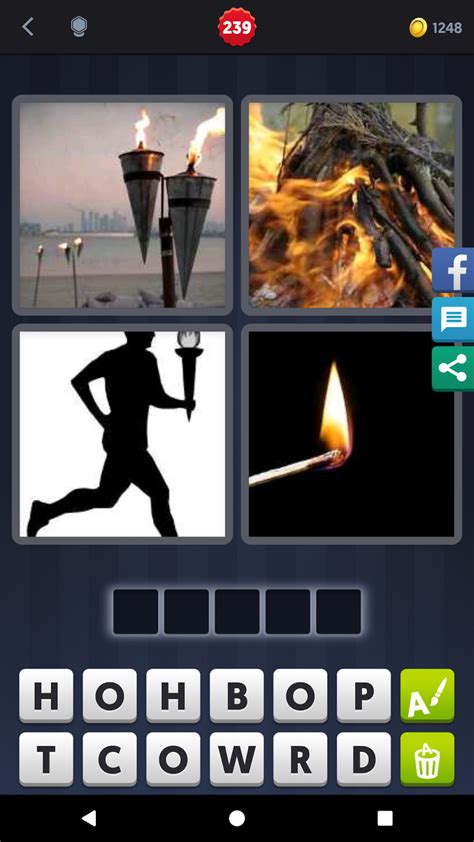pics  word answers solutions level  torch
