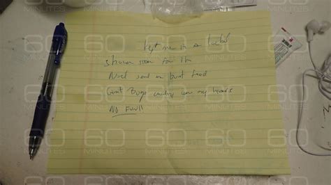 the handwritten note found in jeffrey epstein s jail cell — 60 minutes