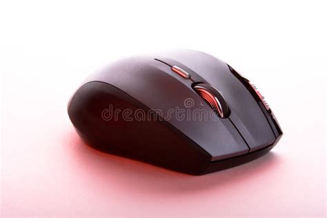 red mouse stock image image  object  ergonomic
