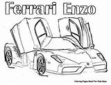 Ferrari Coloring Pages Enzo Car Drawing Kids Sheets Boyama Getdrawings Sayfaları Cars Print Popular Coloringhome Library Clipart Bugatti sketch template