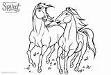 Spirit Coloring Pages Riding Horses Printable Kids Print sketch template