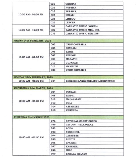 cbse date sheet  class  time table   link