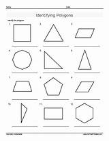 Polygons Worksheets Identifying Polygon Worksheet Angles sketch template