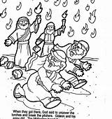 Gideon Crafts Midianites Torch Judges Ius Getcolorings Bacheca Stories Coloriage sketch template