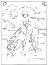 Kleurplaten Van Manege Kids Paarden Coloring Choose Board Pages sketch template