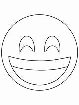 Emoji Smiley sketch template