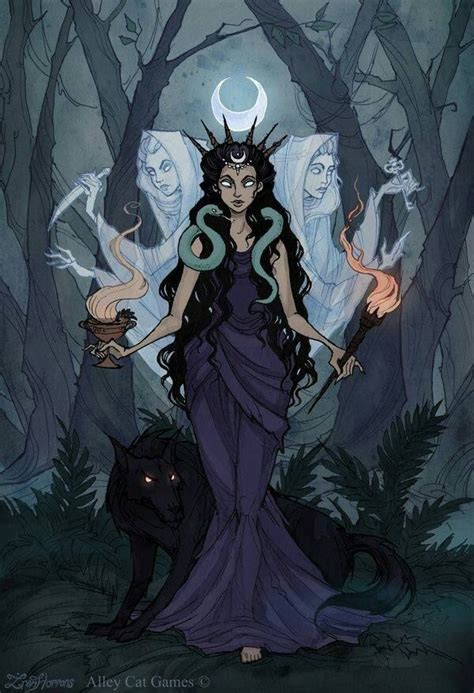 Pin By Ikillyou698 On Hecate ~ Hekate Goddess Art Witch Art Horror Art