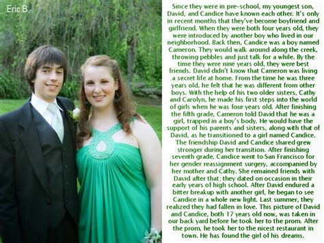 Eric S Transgender Captions Best Friend To Prom Date