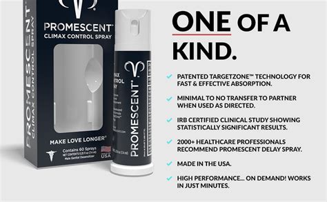 promescent desensitizing delay spray for men clinically