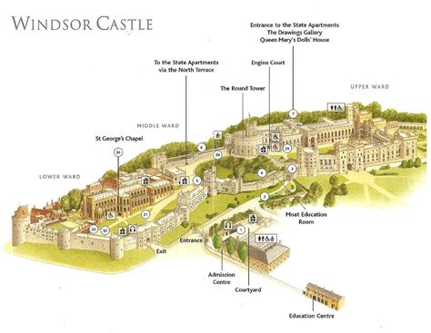 windsor castle london map