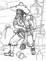 Vecchio Piraten Colorear Pirates Colorkid Pirata Piratas sketch template