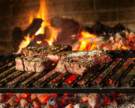 grilled meat  charcoal grill  stock photo
