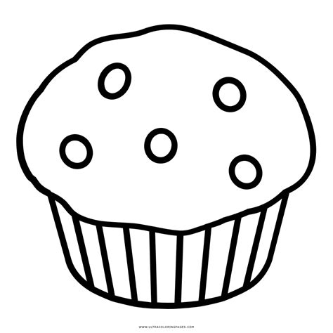 muffin coloring page ultra coloring pages
