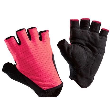 roadr  cycling gloves black triban decathlon