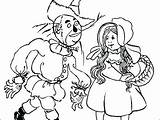 Dorothy Coloring Pages Wizard Oz Getdrawings Color Getcolorings sketch template
