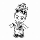 Monster Baby High Coloring Pages Books Printable sketch template