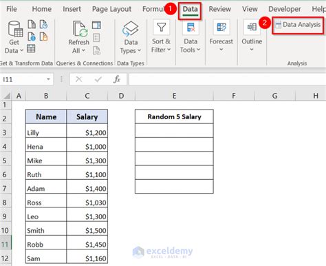 how to select random sample in excel 4 methods exceldemy