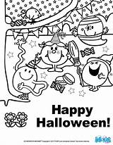 Coloring Pages Halloween Colouring Mr Men Miss Happy Little Color Printables Printable Print Joyeux Pdf Crafts Tv Activities sketch template