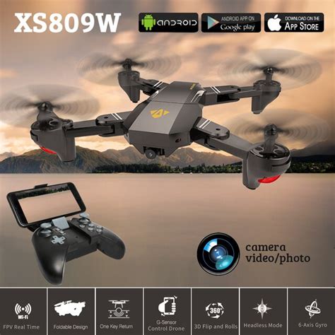 wide angle visuo xsw xshw mini rc helicopter foldable rc drone  wifi fpv camera rc