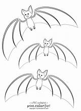 Bat Coloring Pages Print Bats Cute Printable Color Ink Low Printcolorfun Getdrawings Getcolorings Version sketch template