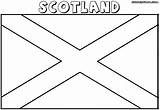 Flag Coloring Pages England Scotland Colouring Kids Printable Sheets Colorings Google sketch template