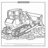 Chantier Coloriage Shovel Mecanic Bulldozer Imprimer Transporte Exclusif sketch template
