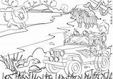 Safari Coloring Pages African Drawing Animals Clipart Adult Jeep Animal Kids Print Library Search Popular Getdrawings Use Clip Again Bar sketch template