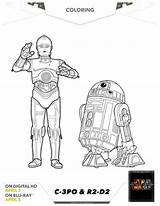 Coloring Wars Star R2 D2 3po Pages Sweeps4bloggers Rey Cute Sheets Mama Likes sketch template