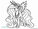 Luna Pony Little Coloring Pages Princess Getcolorings Color sketch template