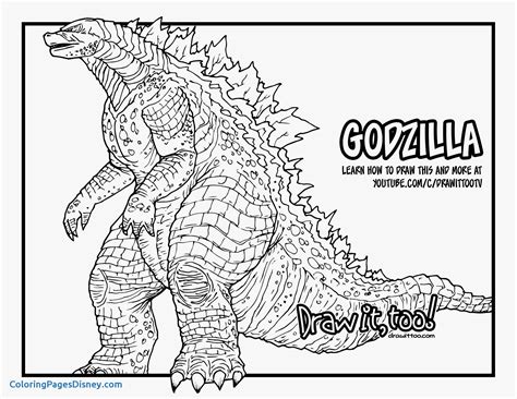 godzilla coloring pages  getcoloringscom  printable colorings