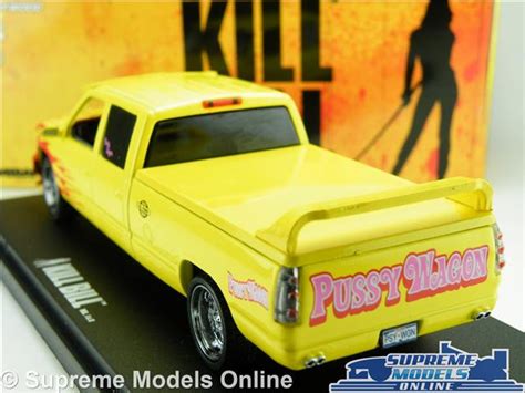Kill Bill Pussy Wagon Chevrolet Silverado Model Car 1 43 Scale