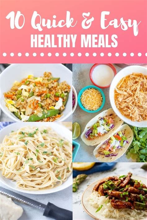 Quick And Easy Meals For Busy Nights A Mind Full Mom