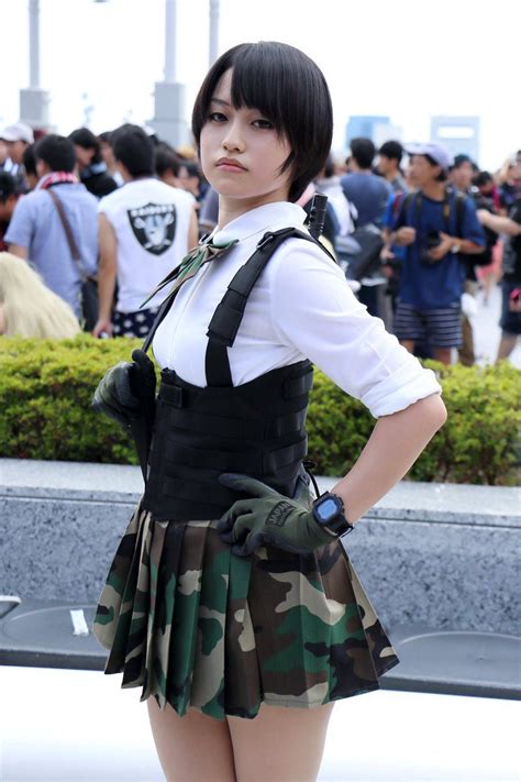 8月12日 コミケ2日目 かざりさん Kazariri 武装jkの様なコスプレ 撮影させて頂きありがとうございました。pic