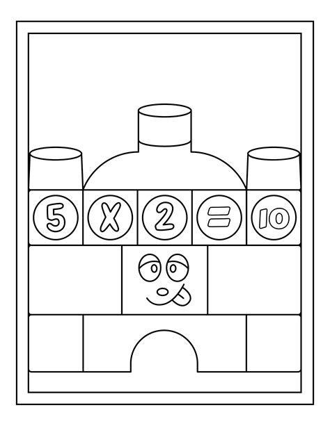 blocks coloring pages  pages etsy