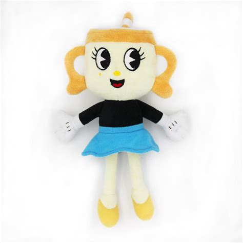 Cuphead Game Figure Ms Chalice Plush Doll Cute Peluche Toy Soft Stuffed