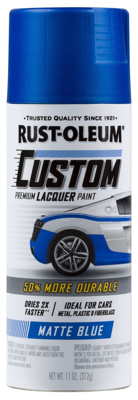 rust oleum custom automotive paint matte blue oz walmartcom walmartcom