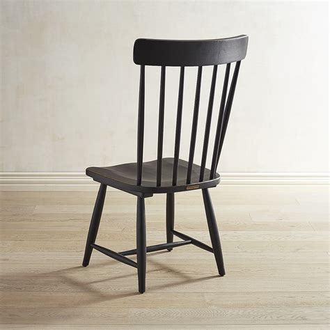magnolia home black spindle  chair pier imports