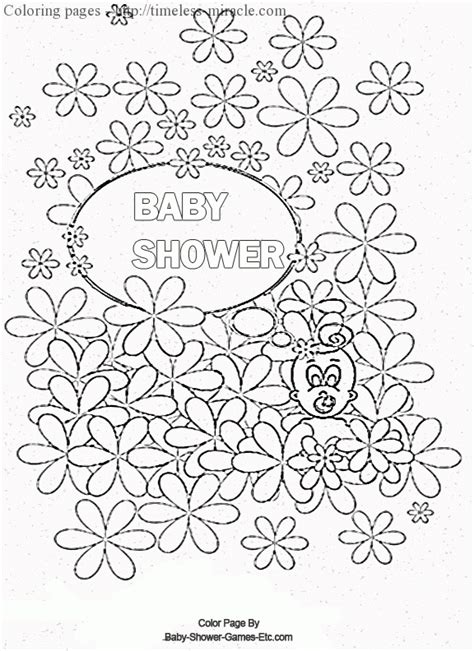baby shower coloring pages timeless miraclecom