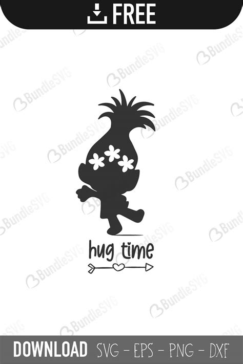 hug time trolls svg cut files   bundlesvgcom