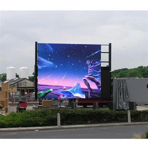 outdoor led wall  rs square feet light emitting diode video wall  firozabad id