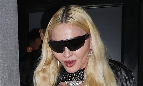 madonna 63 shows off her very youthful looking skin in hollywood