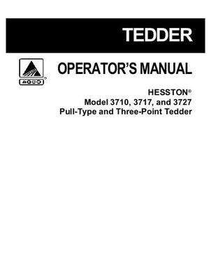 hesston  operator manual    tedder  point pull type diy repair