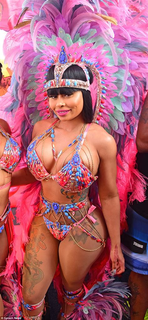 Amber Rose And Blac Chyna At Trinidad Carnival 2 8 9 2016