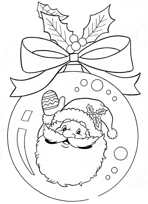 christmas ornament coloring pages  worksheets